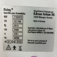 Bbraun Dialog+ Evo - Dialysis image 3